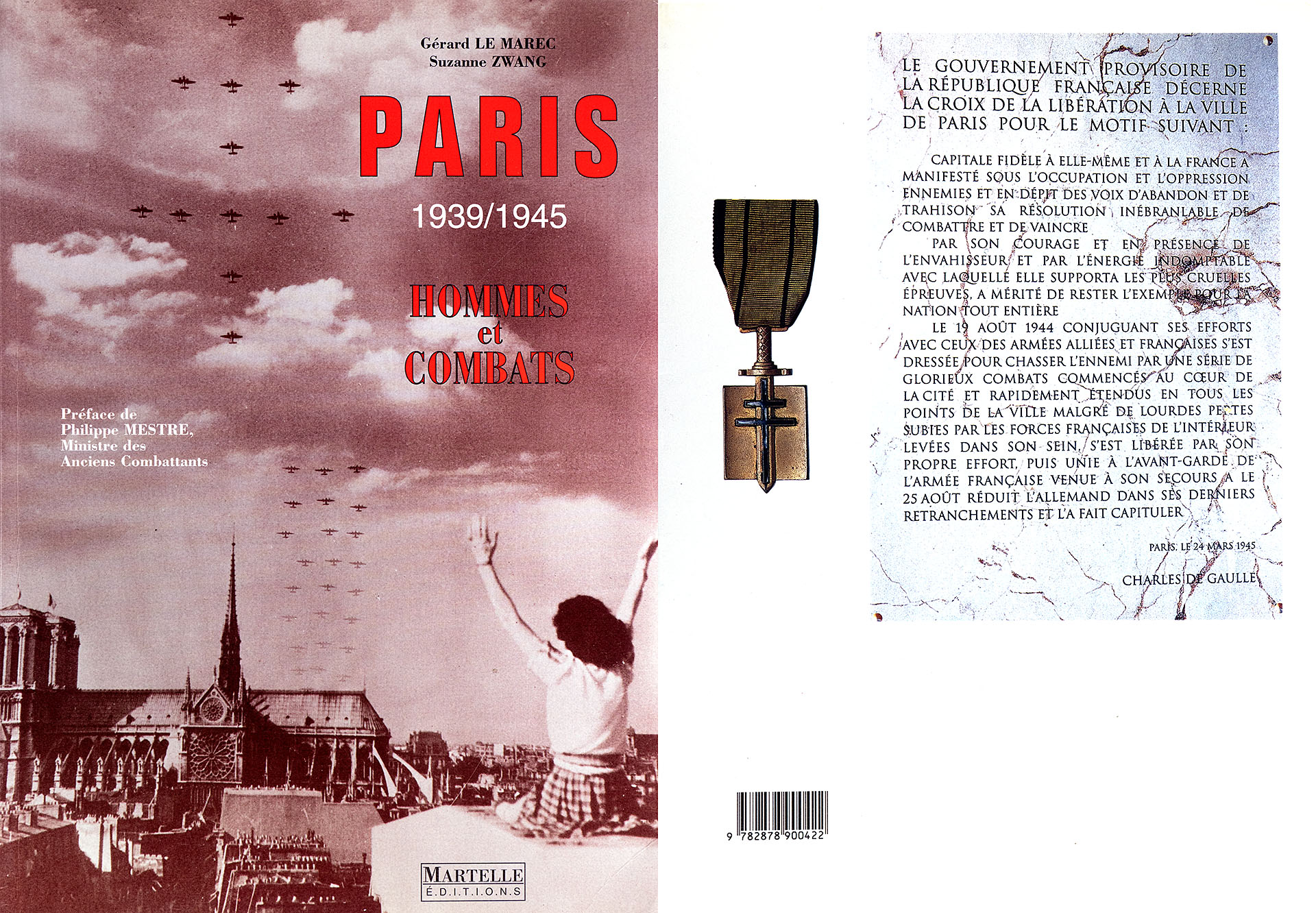 Paris 1939 / 1945 Hommes Et Combats - Marec, Le Gerard / Zwang, Suzanne